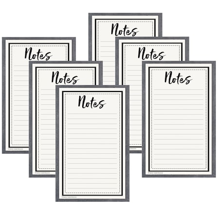 Teacher Created Resources Modern Farmhouse Notepad, 6PK 8529